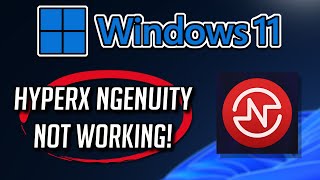 HyperX NGENUITY Not Working Fix Windows 1110 Tutorial [upl. by Nitsuga]