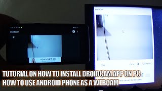 Tutorial on How to Install Droidcam App on PC  How to use Android Phone as your Webcam [upl. by Barra]