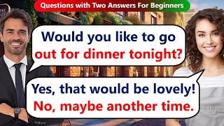 English Speaking Practice  Questions with Two Answers  English Conversation [upl. by Spiers]