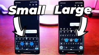 How To Change Keyboard Size On Android gboard microsoft swiftkey samsung keyboard [upl. by Neeroc]