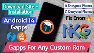 How To Install Gapps On Any Custom Rom Download Gapps For Android 14 Custom Rom [upl. by Asiole]