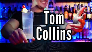 Cocktail Tom Collins 🍋 🍒 short GRAN CLASICO [upl. by Pennington]