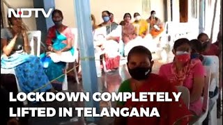 Coronavirus News Telangana Ends Covid Lockdown Says Schools Colleges To Reopen From July [upl. by Malinda]