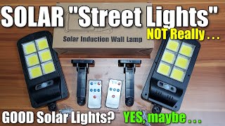 OUTERMAN LED Solar Street Lights  Patio Lights [upl. by Anyk]