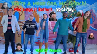 WHOS GOT THE BEST GRINCH SONG  EPISODE 4  WARRP Reacts to VoicePlay and Gives Their Winnersmp4 [upl. by Cyprio917]