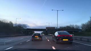 Beaconsfield to Feltham London london travel motorway m25 m40 heathrow 4k unitedkingdom [upl. by Eitsirk]