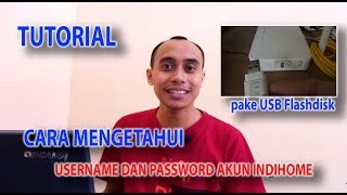 Cara melihat username dan password akun indihome [upl. by Estus]