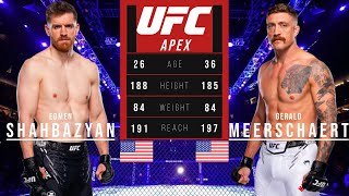 EDMEN SHAHBAZYAN vs GERALD MEERSCHAERT FULL FIGHT [upl. by Arrac]