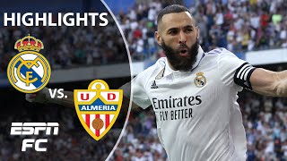 Real Madrid vs Almeria  LaLiga Highlights  ESPN FC [upl. by Ykcin]