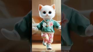 😱Hot girl with ai cat dance😍🤣  Manoranjan holl dance tiktok aicat chinese [upl. by Nali]