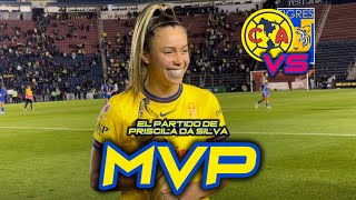 Priscila Da Silva la delantera del América Femenil que cambió el partido [upl. by Etka]