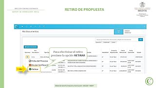 44 RETIRO DE PROPUESTAS ELECTRÓNICAS EN CONTRATACIONES PÚBLICAS EN EL SICOES [upl. by Ebenezer]