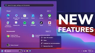 How to Enable All New Features in Windows 11  New Taskbar Start Menu Features Canary and Beta [upl. by Karil489]