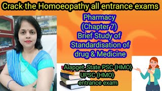 UPSSSC Homoeopathy pharmacist exam Homoeopathy pharmacy chapter 7Dr Manisha Dubey [upl. by Luca]