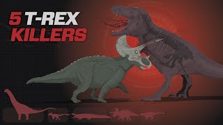 5 Dinosaurs that could KILL a TRex [upl. by Ecniuq]