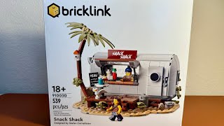 LEGO Bricklink Designer Program 910030 Snack Shack Review [upl. by Airitac964]