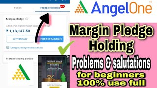 AngelOne Margin pledge problems  salutationstradingmanja3515 [upl. by Haianeb]