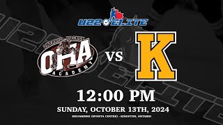 Ontario Hockey Academy vs Kingston Junior [upl. by Hospers]