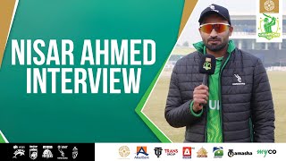 UMT Markhors Nisar Ahmed Interview  Bahria Town Champions Cup 2024  PCB  MA2A [upl. by Stargell]