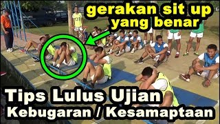 Tips Lulus Ujian Kesehatan Kebugaran Kesamaptaan  Sekolah Kedinasan  CPNS  TNI  POLRI [upl. by Nuhsal221]