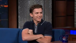 tom holland switching to an american accent for 6 minutes and 10 seconds [upl. by Imojean]