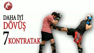 Daha İyi Dövüşmek İçin 7 Kontratak Kombinasyonu  Kick boks antrenman Nakavt teknikleri [upl. by Sumer823]