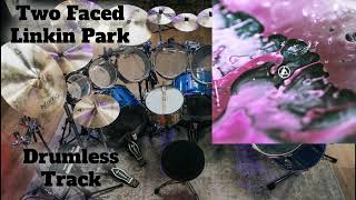 Linkin Park  Two Faced Drumless Track [upl. by Wernick394]