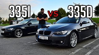 335i vs 335d How does 335d Compare To 335i [upl. by Anirrehs]