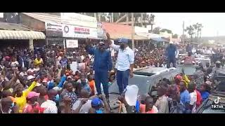 RAILAJOHO JUNET DANCING CHWADE GI NYUNDO AT TONONOKA Grounds THIS SONG IS UNITING KENYANS [upl. by Aenitsirhc406]