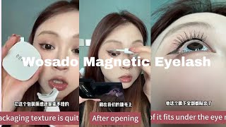 Wosado Magnetic Eyelash Review [upl. by Ttevi]