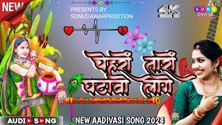 New Adiwasi Song 2024  चेहरों तारों घटावो लागे  Sonu Dawar Production adivasi [upl. by Hgielhsa]