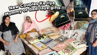 Nayi Bahu ke liye mummy amp dadi 🎁 kya gifts laye hain gold rings amp gifts  masatuber vlog [upl. by Nena]