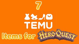 7 Things from Temu Will They HeroQuest [upl. by Mya]