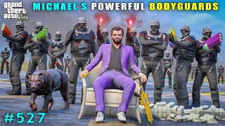 Michaels Incredible Team Of Bodyguards Unstoppable Protection  Gta V Gameplay [upl. by Anawek]