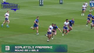 JERSEY FLEGG TOP TRIES PART II  NZ WARRIORS [upl. by Inig]