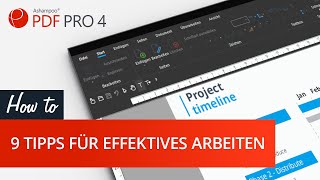 Ashampoo PDF Pro 4  9 Tipps für effektives Arbeiten mit PDFs [upl. by Isador]