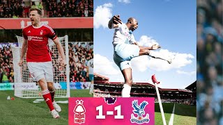 Nottingham Forest vs Crystal palace 11 EPL highlights 2024 [upl. by Adile]