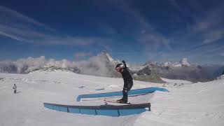 Summershred in Zermatt Snowpark 2017  Melvin Seliberg [upl. by Eelyrehc]