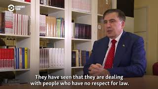 Saakashvili Interview Its Either Us Or Them [upl. by Allekram]