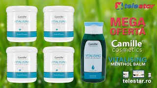 OFERTĂ 4 Camille Vitalising Menthol Balm 250ml  1 Camille Vitalising Bath amp Shower Gel [upl. by Mcquoid]