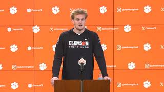 Jake Briningstool keeping focus on finishing Clemson career strong [upl. by Lleroj]