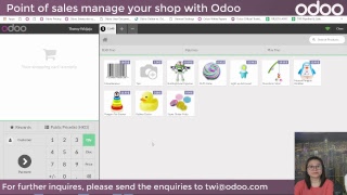 POS Point of sales manage your shop with Odoo [upl. by Lauer]