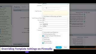 13 Overriding Template Settings on Firewalls [upl. by Aitnuahs]