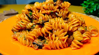 Easy and delicious vegetarian pasta 🍝 delicious pasta tasty [upl. by Hastie]