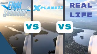 MSFS 2020 vs Xplane 12 vs Real Life Landing in Berlin Brandenburg Airport [upl. by Eleni811]