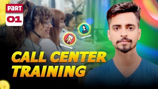 Call center job traning  PART 1 callcenter training office [upl. by Tra]