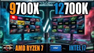 9700X vs 12700K Benchmarks  Tested in Games and Applications [upl. by Dnomhcir]