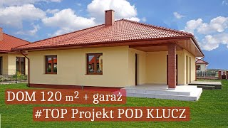 Oglądamy dom parterowy 120 m2 POD KLUCZ PROJEKT Ile kosztuje mały dom nad jeziorem Budowa domu [upl. by Pisarik907]