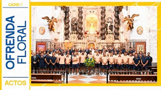 💐 Tradicional ofrenda floral a la Virgen del Rosario y al Nazareno de Santa María [upl. by Kiel472]