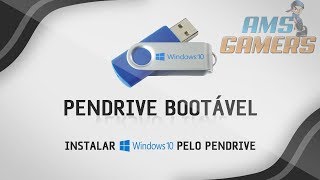 Como Criar um Pendrive Bootável Muito Fácil Para Instalar Windows [upl. by Lehman]